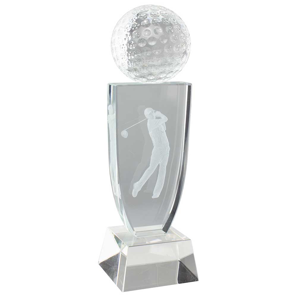 Reflex Golf Crystal Award 210mm (60mm Thick)