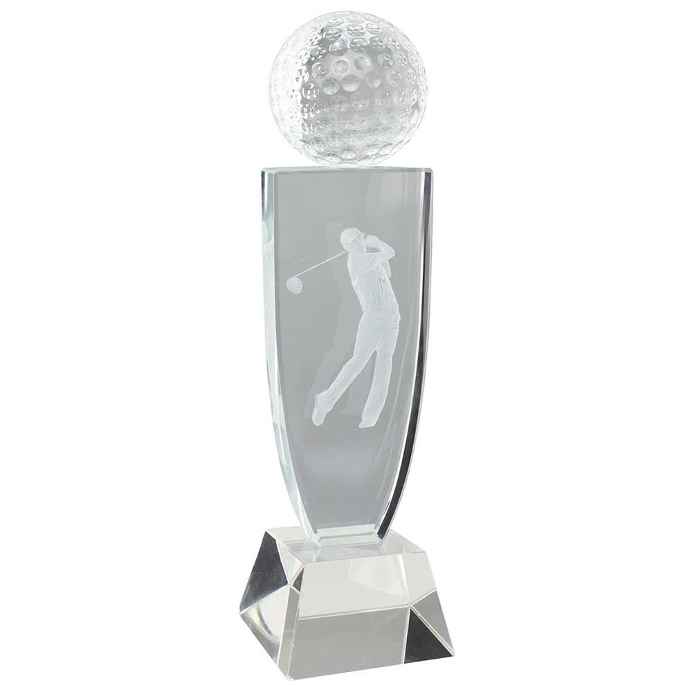 Reflex Golf Crystal Award 240mm (65mm Thick)