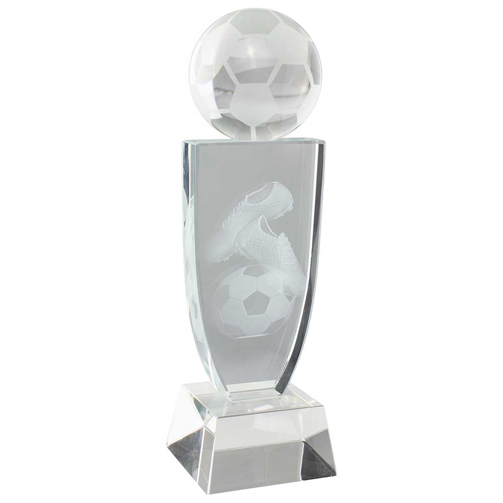 Reflex Football Crystal Award 210mm  (60mm Thick)