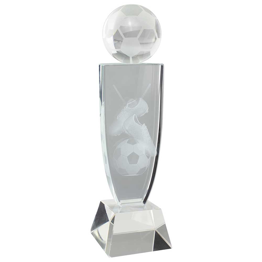 Reflex Football Crystal Award 240mm  (65mm Thick)