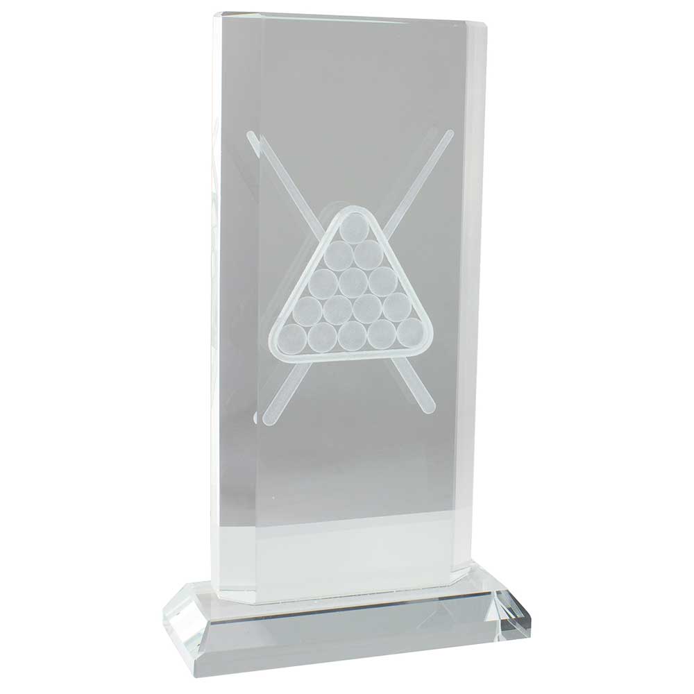 Motivation Pool Crystal Award 185mm  (20mm Thick)