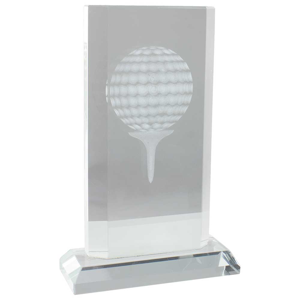 Motivation Golf Crystal Award 165mm (20mm Thick)