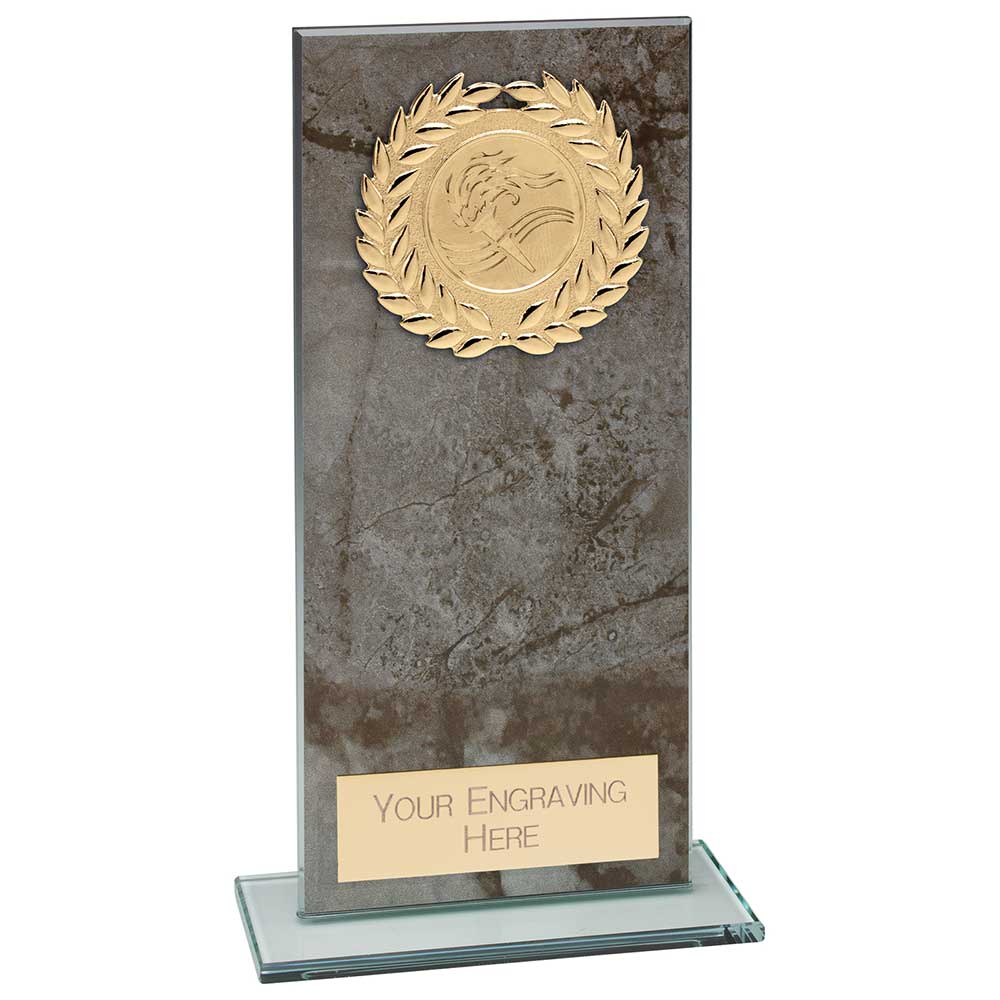Quarry Marble Multisport Jade Glass Black 160mm
