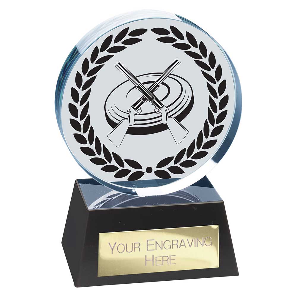 Emperor Clay Pigeon Crystal Award 125mm