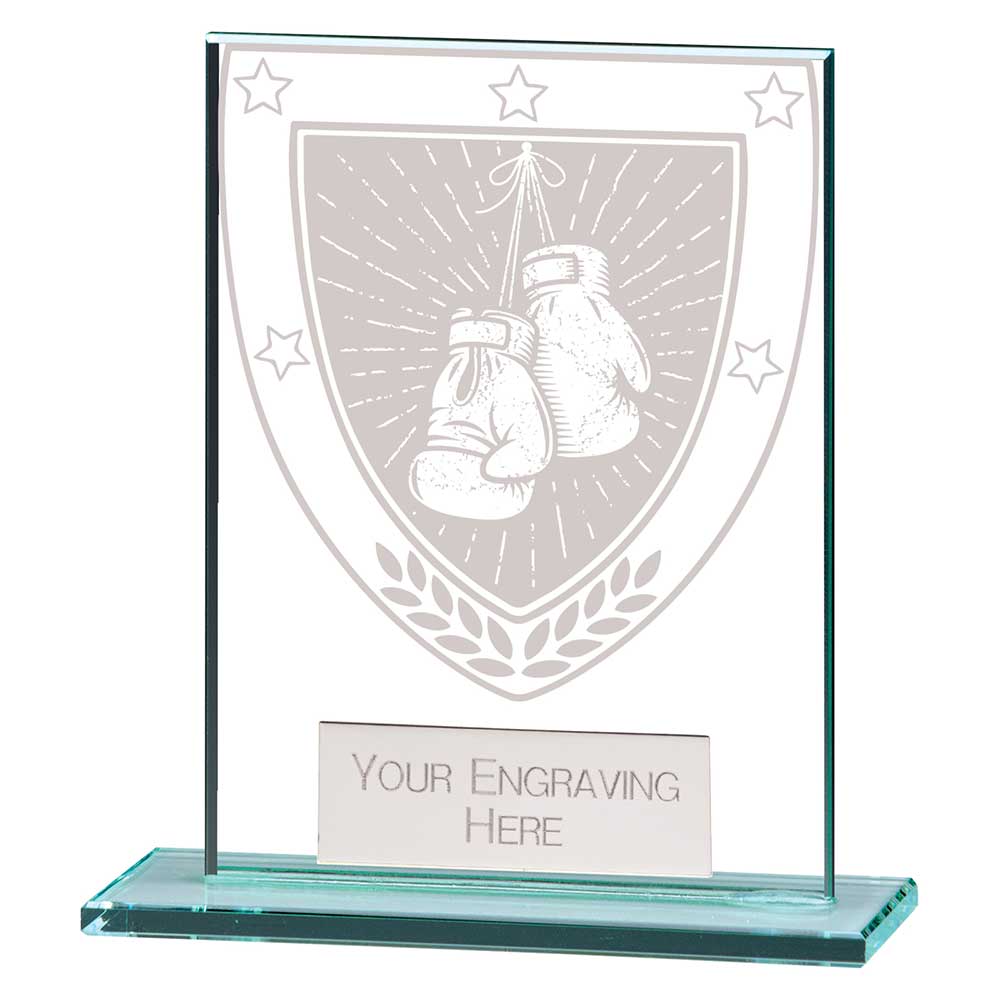 Millennium Boxing Jade Glass Award 110mm