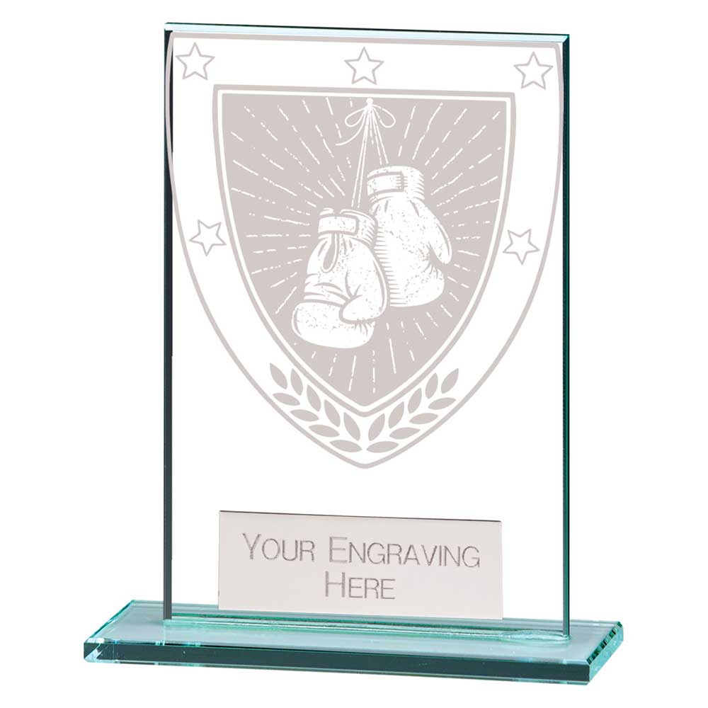 Millennium Boxing Jade Glass Award 80mm