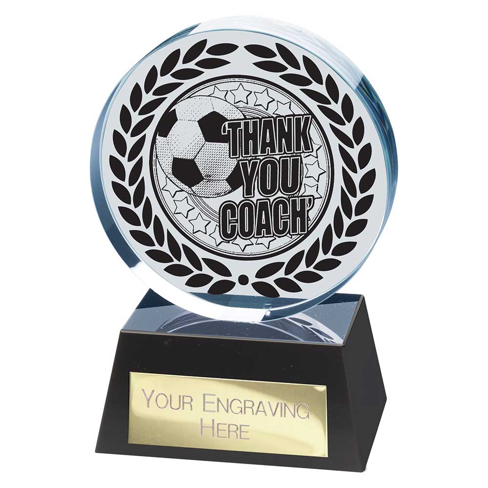 Emperor Thank You Coach Crystal Award 125mm