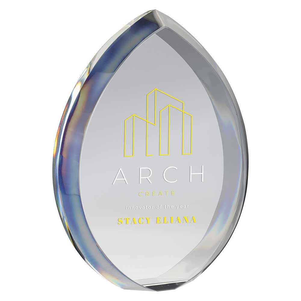 Supremacy Crystal Award Ice Clear 180mm (30mm Thick)