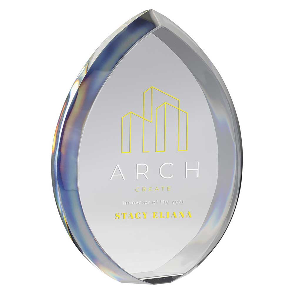 Supremacy Crystal Award Ice Clear 200mm (30mm Thick)