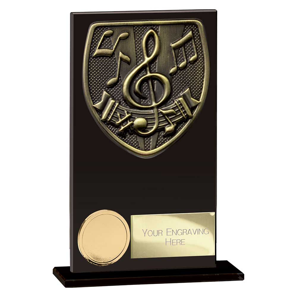 Cobra Music Glass Award Jet Black 140mm