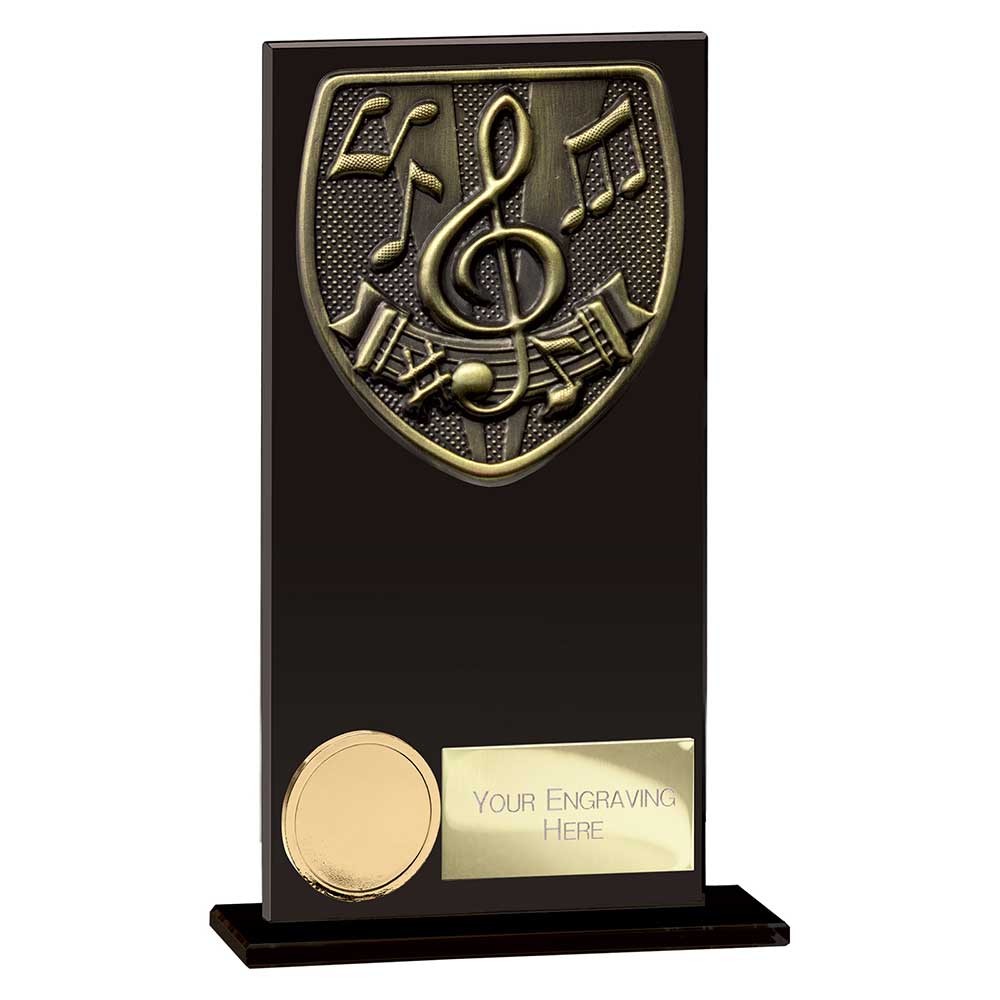 Cobra Music Glass Award Jet Black 160mm