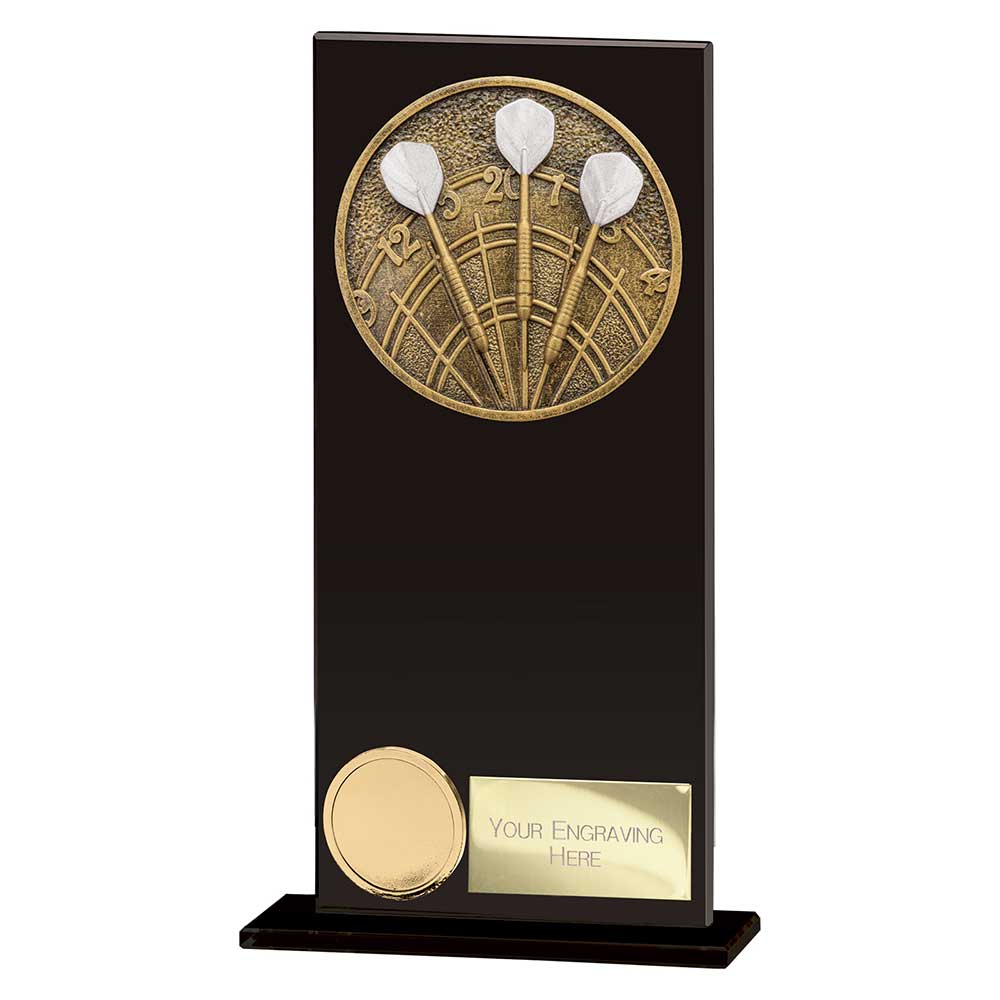 Ikon Hero Darts Glass Award Jet Black 180mm