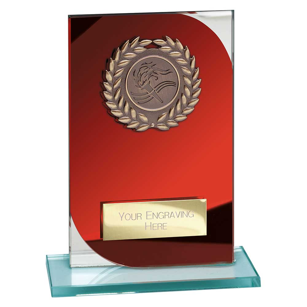 Seismic Multisport Glass Red & Silver 150mm