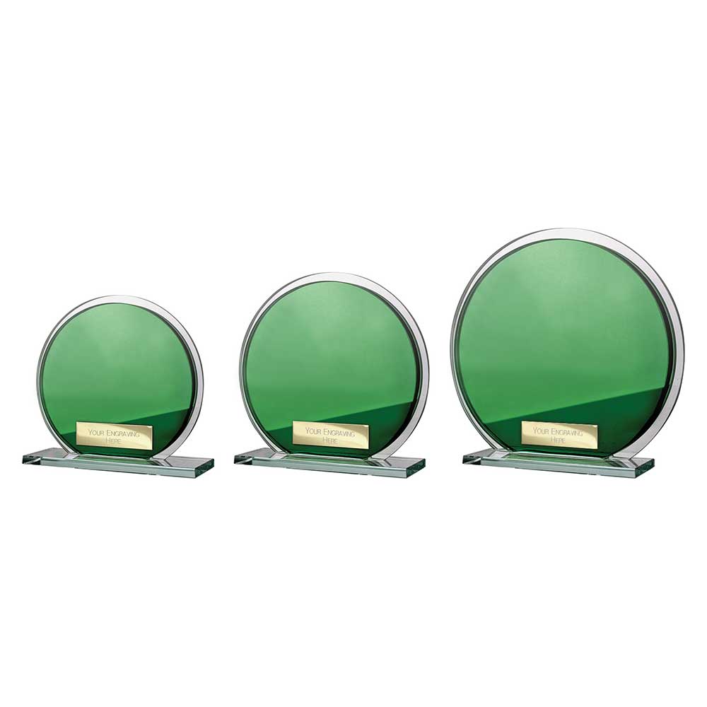 Seismic Multisport Circle Mirror Glass Green & Silver 105mm (8mm Thick