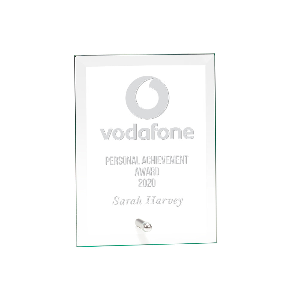 Strike Jade Glass Award 125mm (5mm Thick)