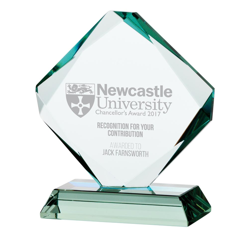 Accord Jade Glass Award 140mm (15mm Thick)