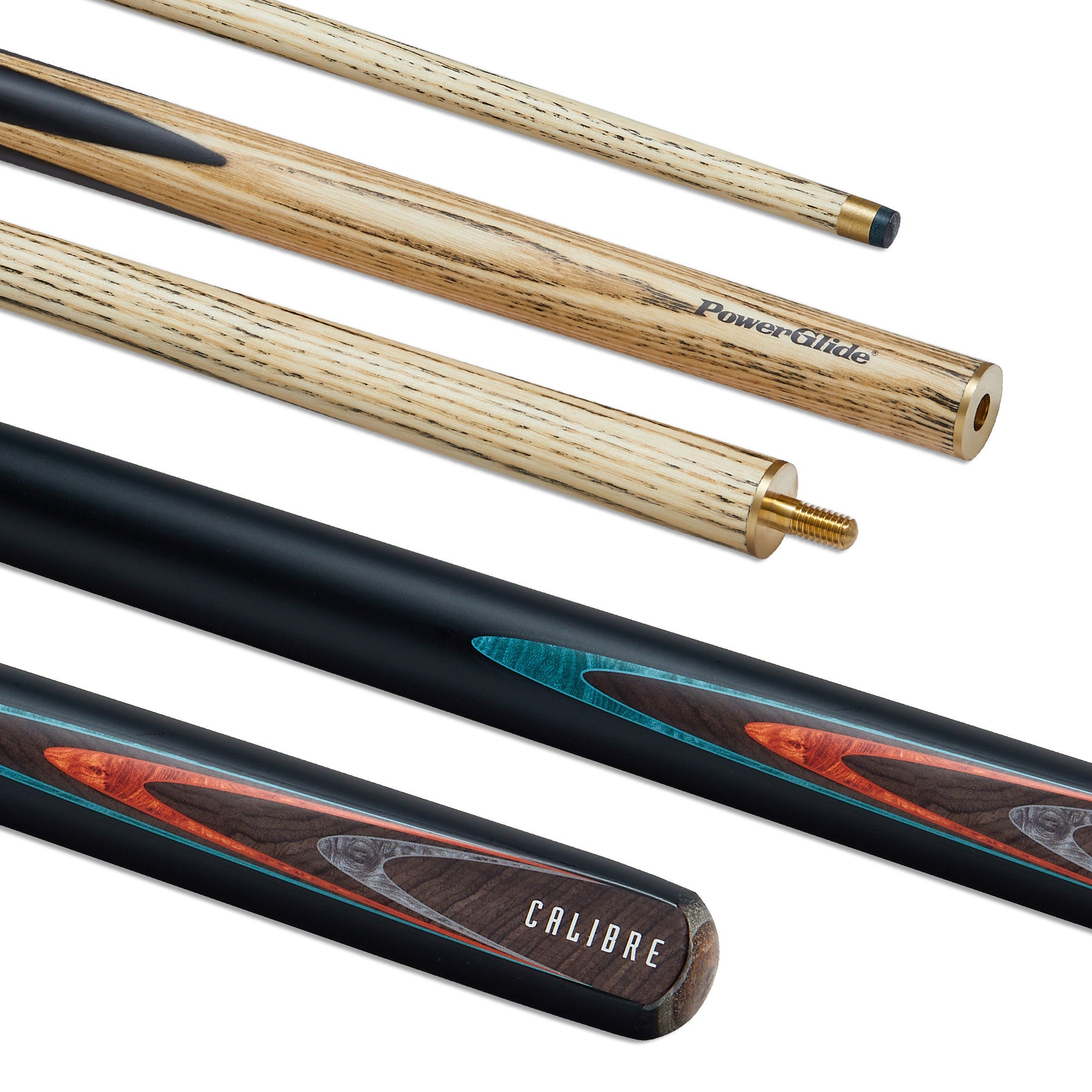 Power Glide - Calibre Snooker Cue 50/50 Split