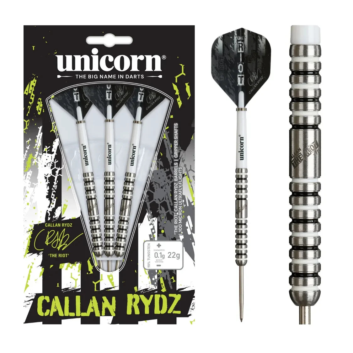 CALLAN RYDZ PHASE 2 90% TUNGSTEN STEEL TIP DARTS