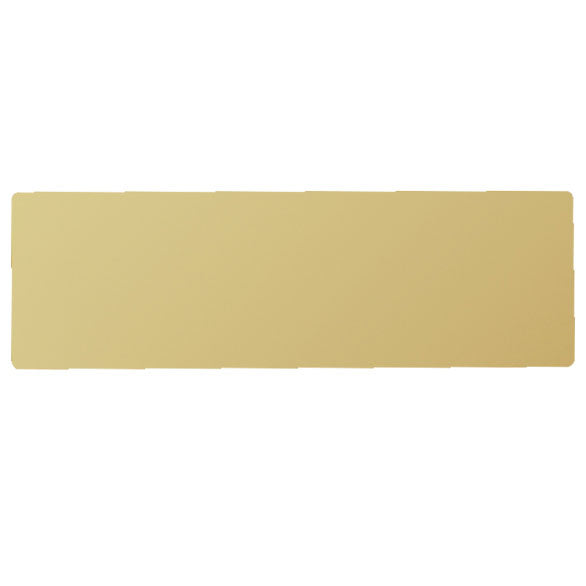 Gold Matt Express Plates 50x16mm (roll of 200)