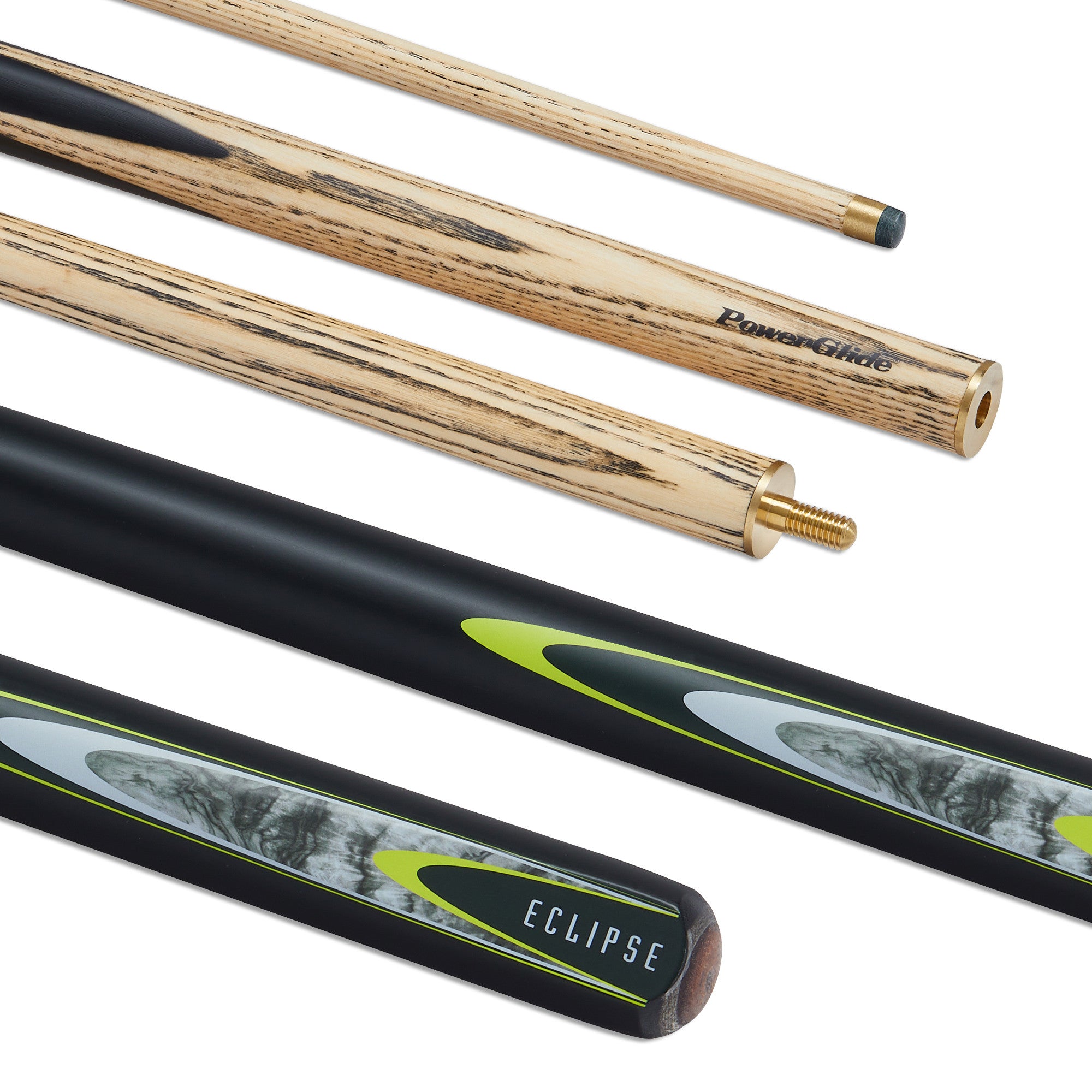 PowerGlide - ECLIPSE SNOOKER CUE 2 PIECE 10MM TIP