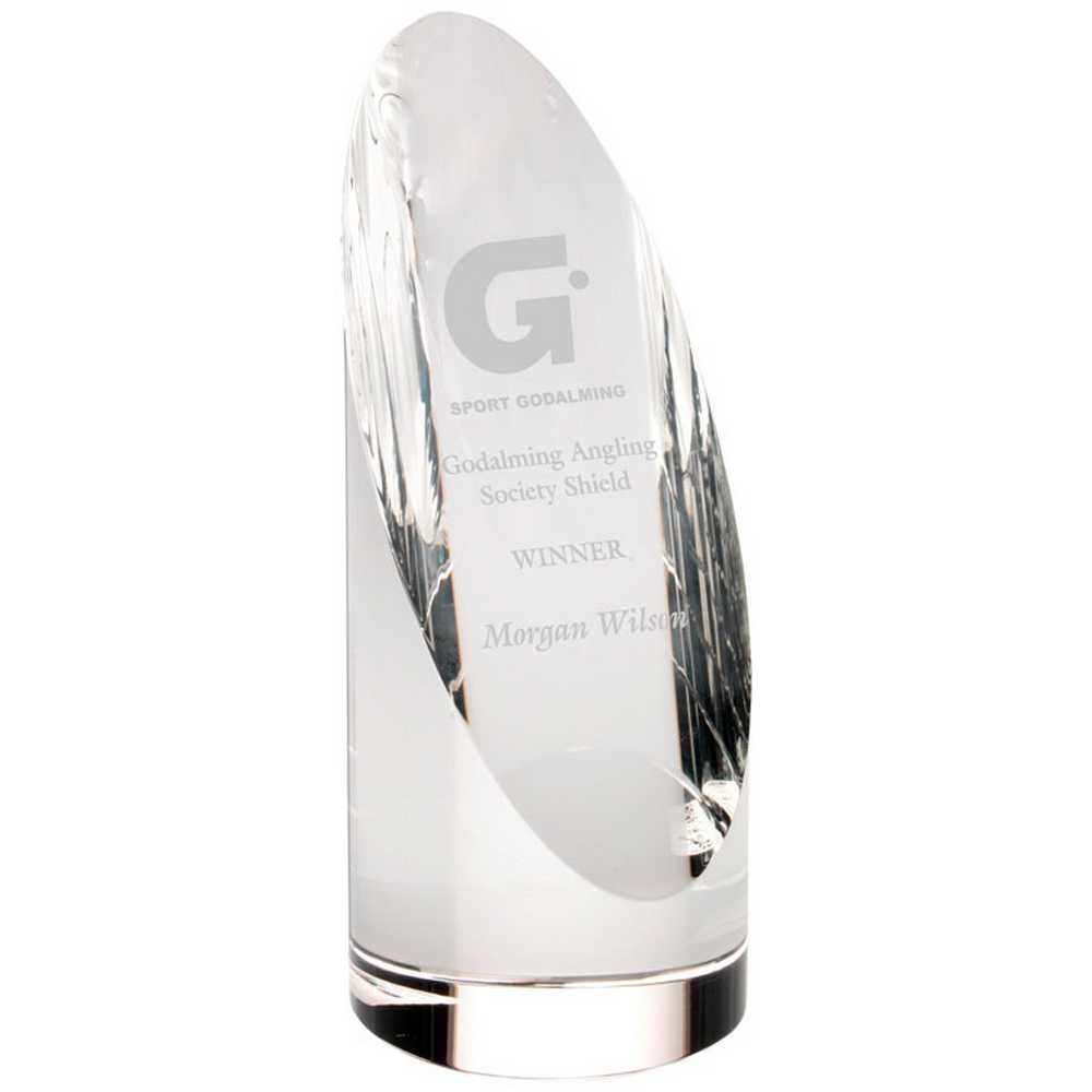 CLEAR GLASS ROUND COLUMN - 6.5in