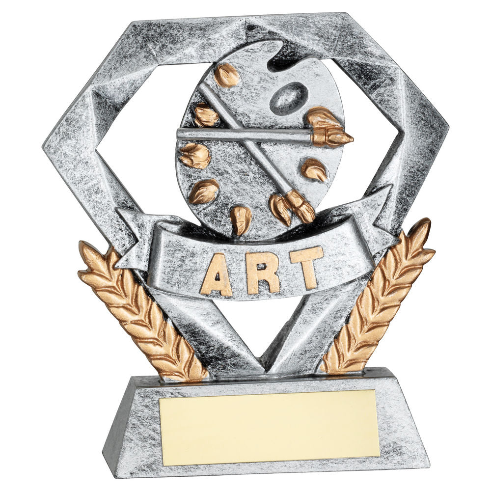 PEW/GOLD ART MINI DIAMOND WITH PLATE - 4in