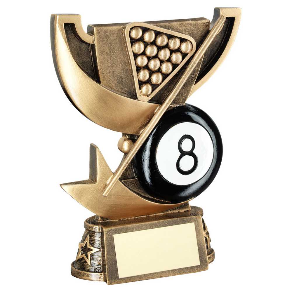 BRZ/GOLD CUP RANGE FOR POOL WITH ENGRAVING PLATE - 6.5in