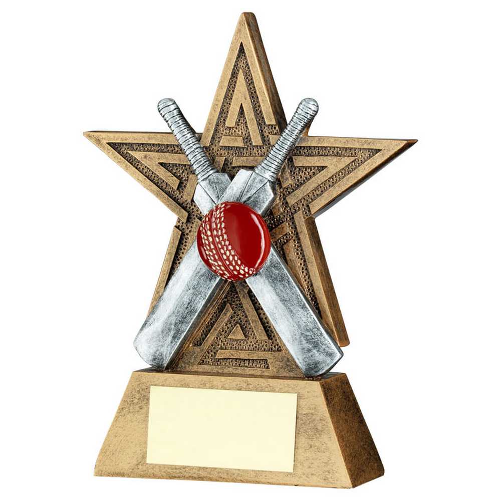 BRZ/PEW/RED CRICKET STAR LINE SERIES WITH PLATE - 5in