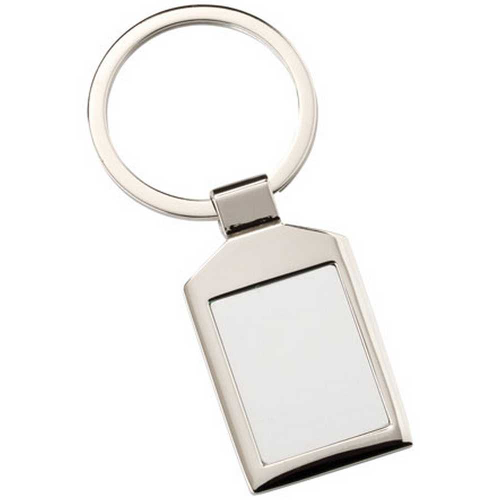 METAL RECTANGLE KEYRING - 1.5in