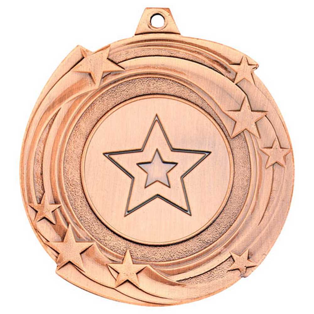 STAR CYCLONE MEDAL (1in CENTRE) BRONZE - 2in