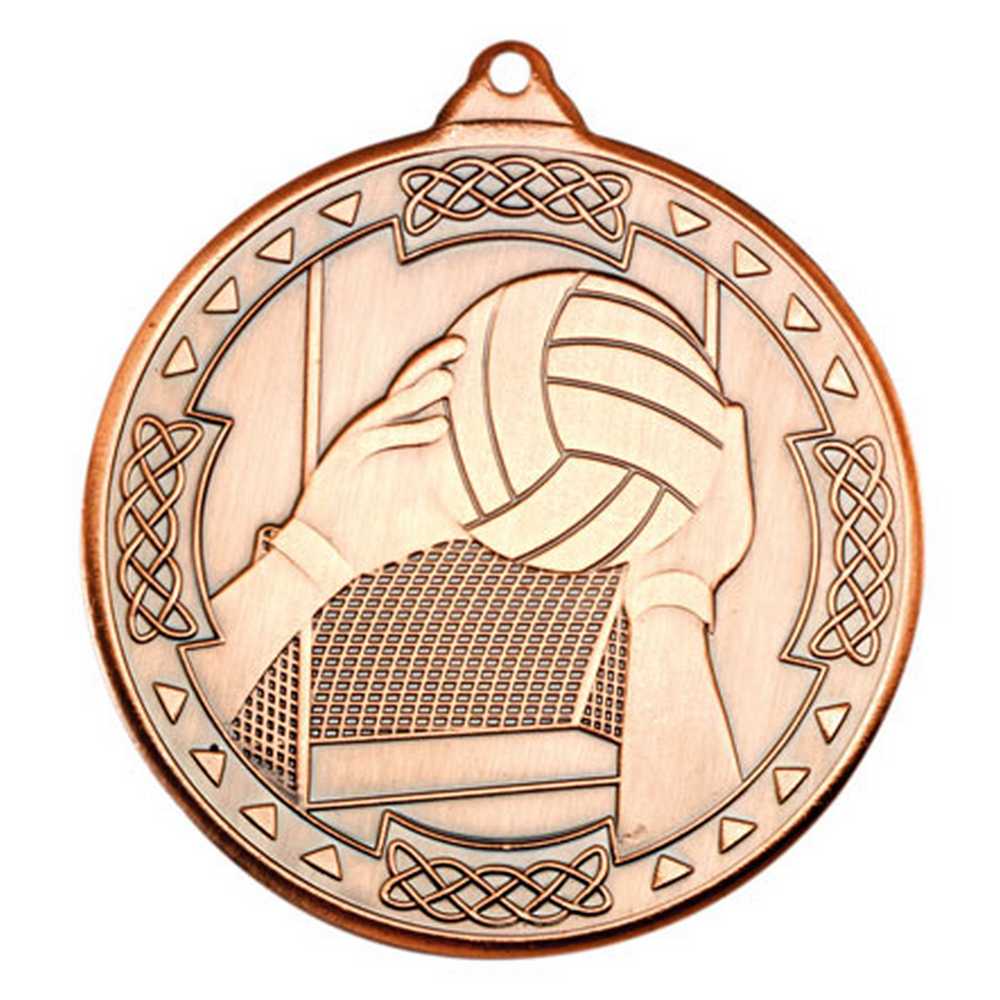 GAELIC FOOTBALL CELTIC MEDAL BRONZE - 2in
