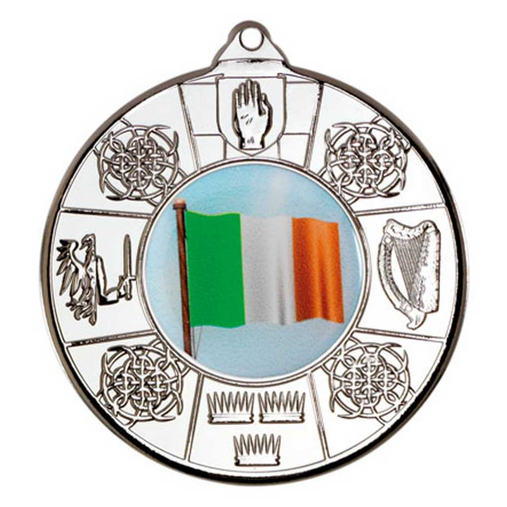 FOUR PROVINCES MEDAL (1in CENTRE) SILVER - 2in