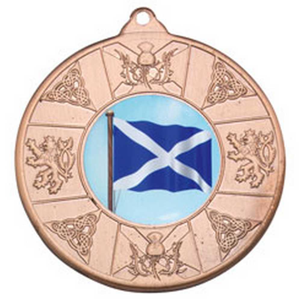 SCOTLAND MEDAL (1in CENTRE) BRONZE - 2in