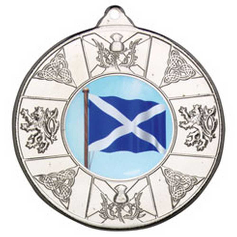 SCOTLAND MEDAL (1in CENTRE) SILVER - 2in
