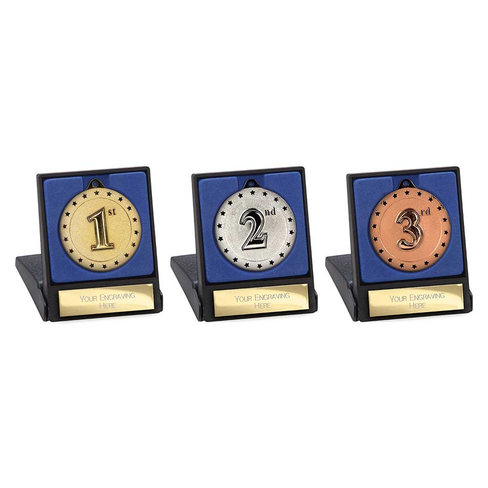 Cascade Stars Medal & Box 2nd Place Silver 50mm