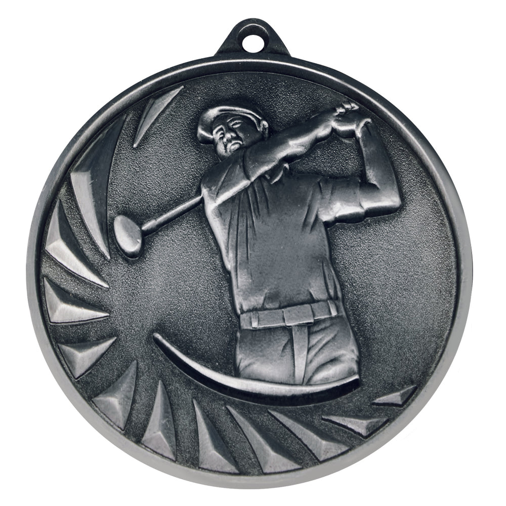 Bronze 70mm Male Golf Medal 70mm