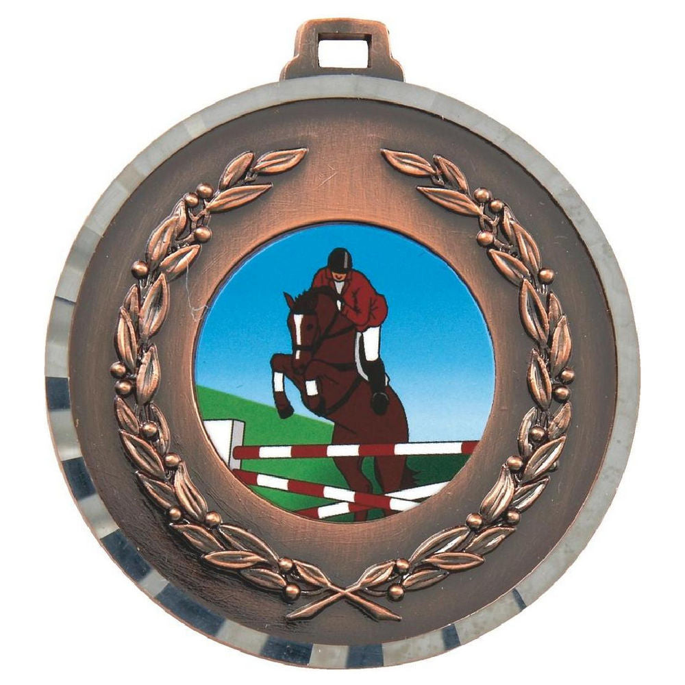 50mm Diamond Edged Medal (Bronze) 50mm