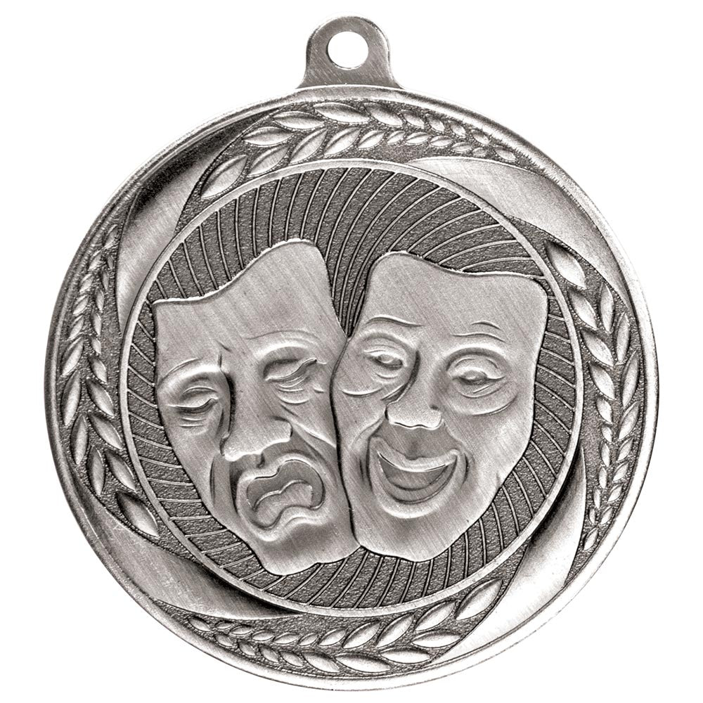 Typhoon Drama Medal Antique Silver 55mm