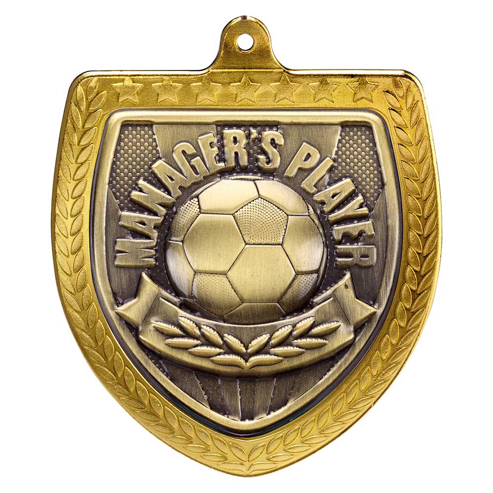 Cobra Cricket Shield Medal Gold 75mm