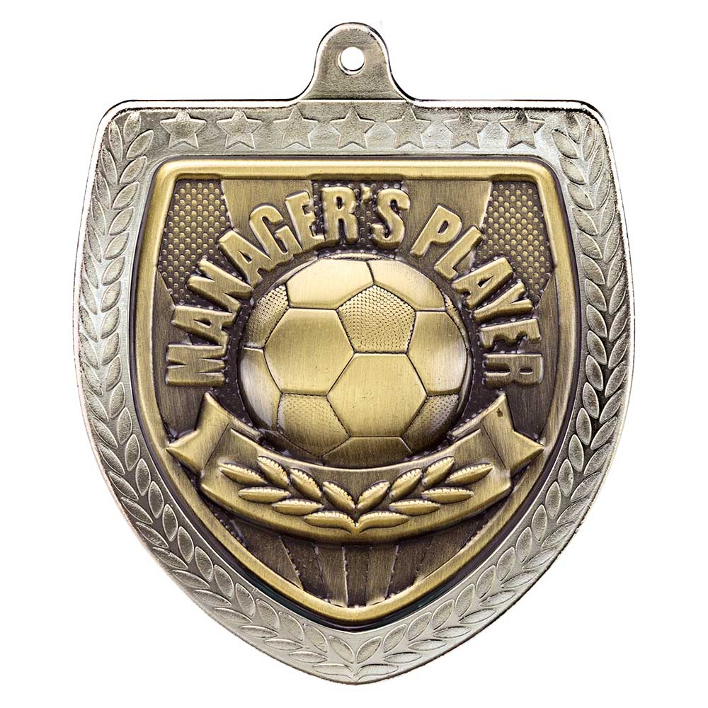Cobra Cricket Shield Medal Silver 75mm