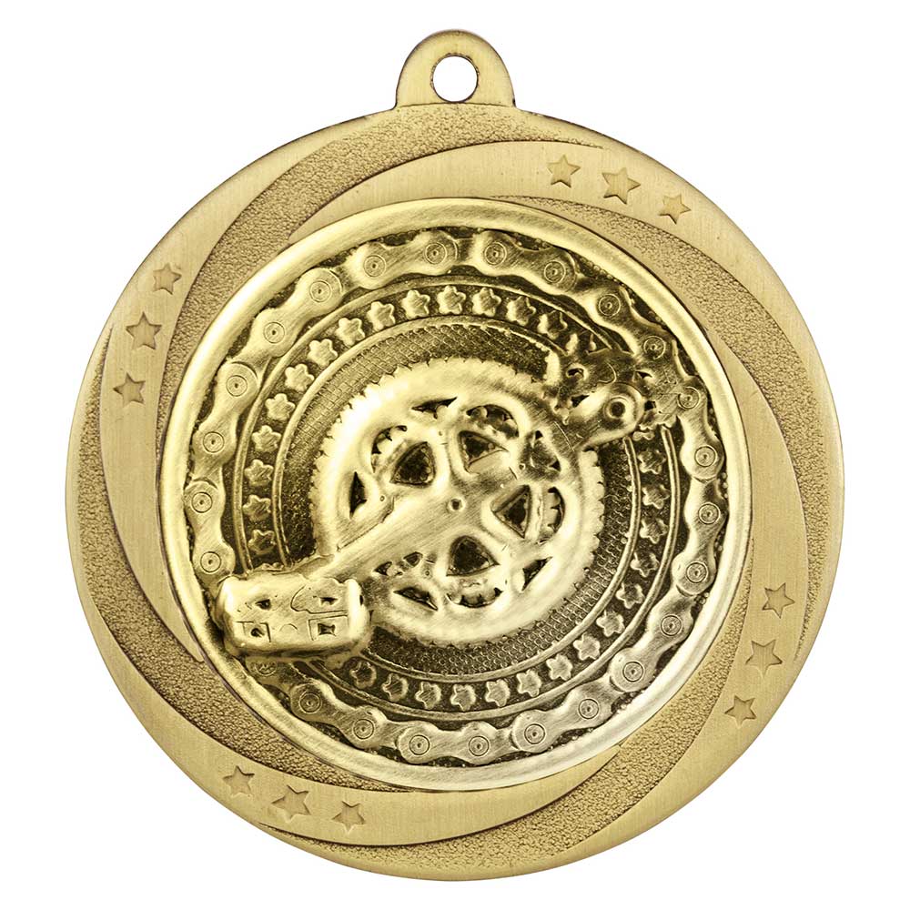 Superstar Cycling Medal Gold 60mm