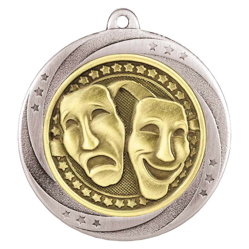Superstar Drama Medal Silver 60mm