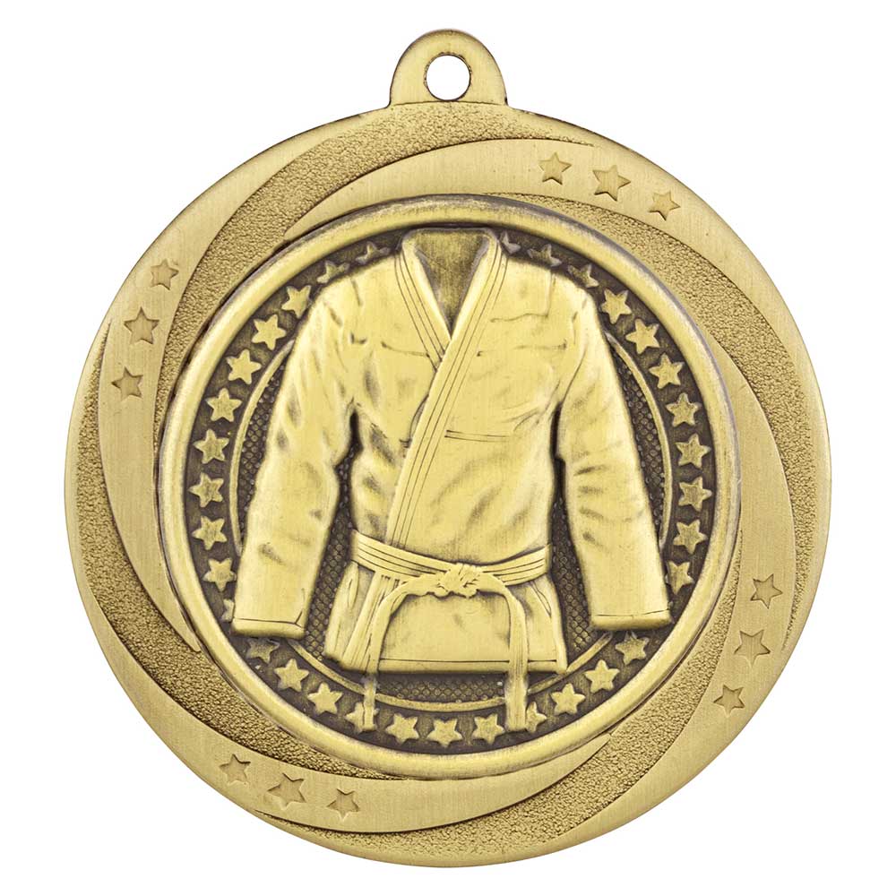 Superstar Martial Arts Medal Gold 60mm