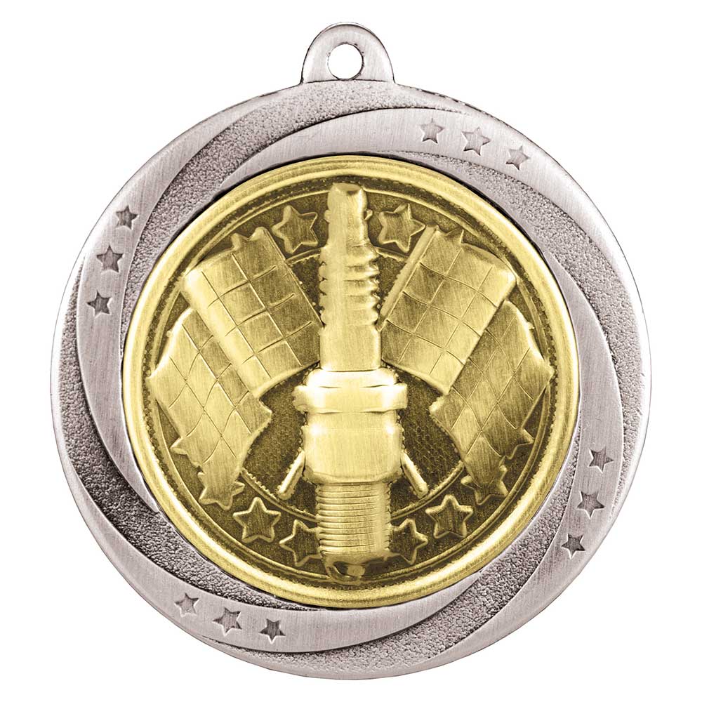 Superstar Motor Sports Medal Silver 60mm