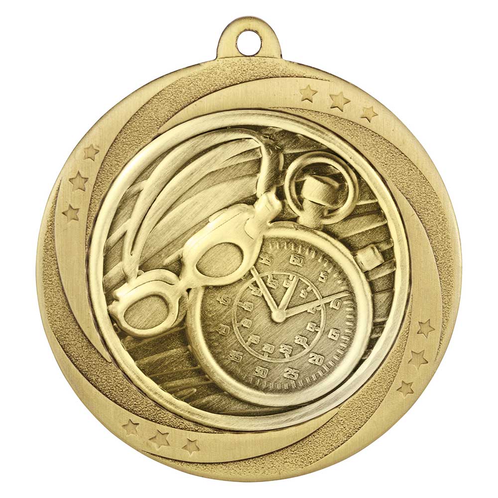 Superstar Swimming Medal Gold 60mm