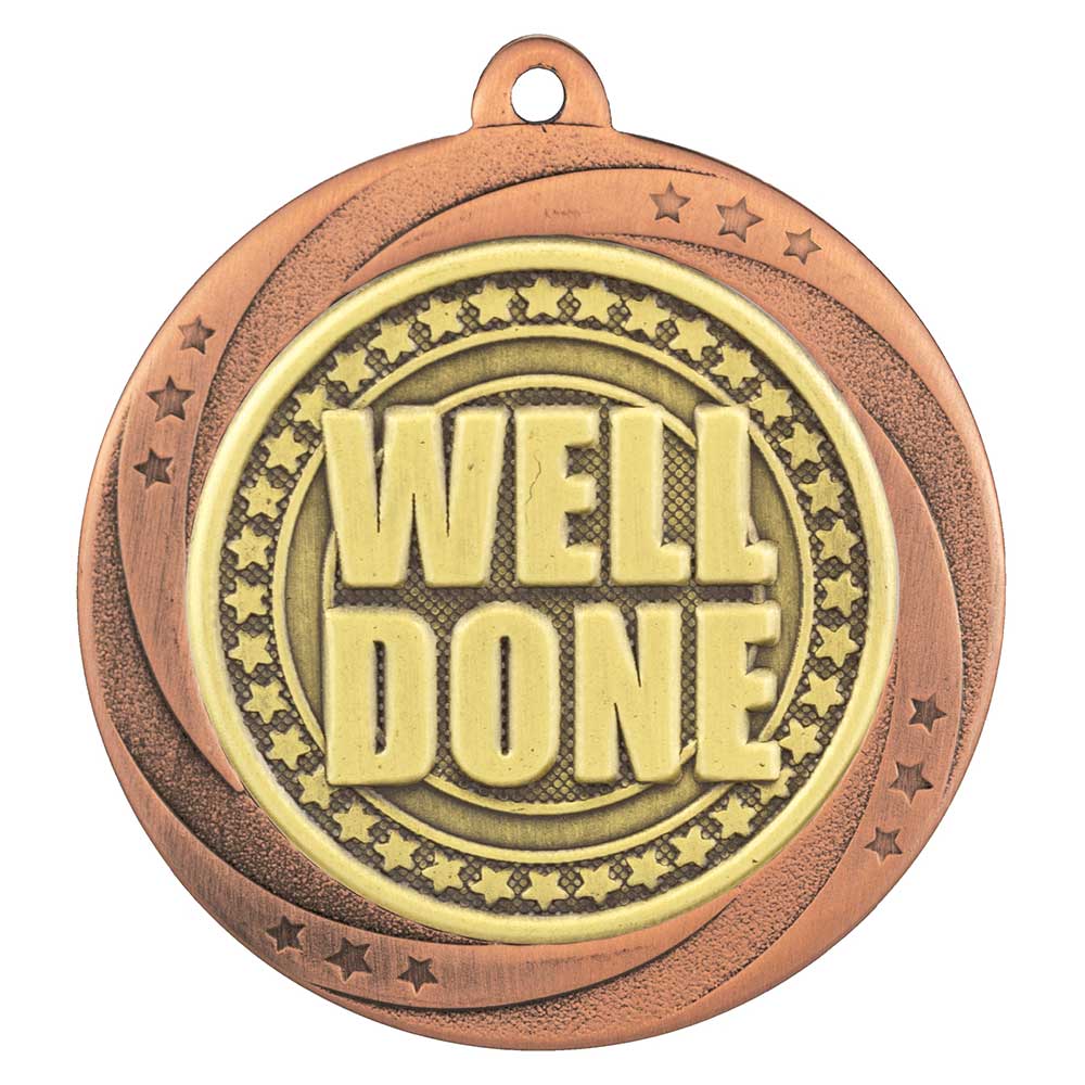 Superstar Well Done Medal Bronze 60mm