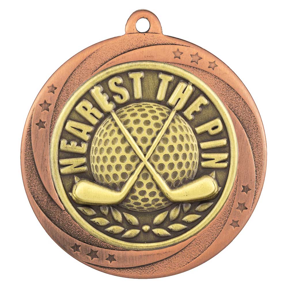 Superstar Nearest the Pin Medal Bronze 60mm
