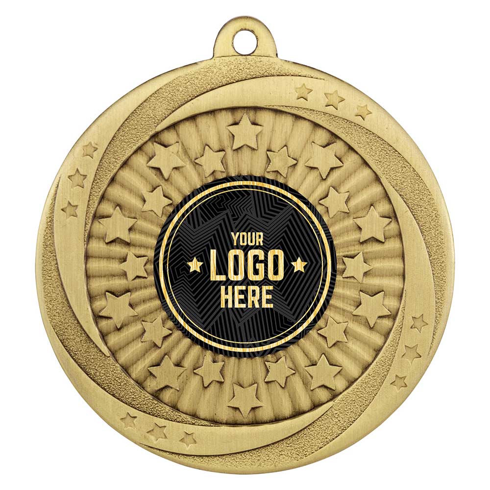 Superstar Medal Antique Gold 60mm