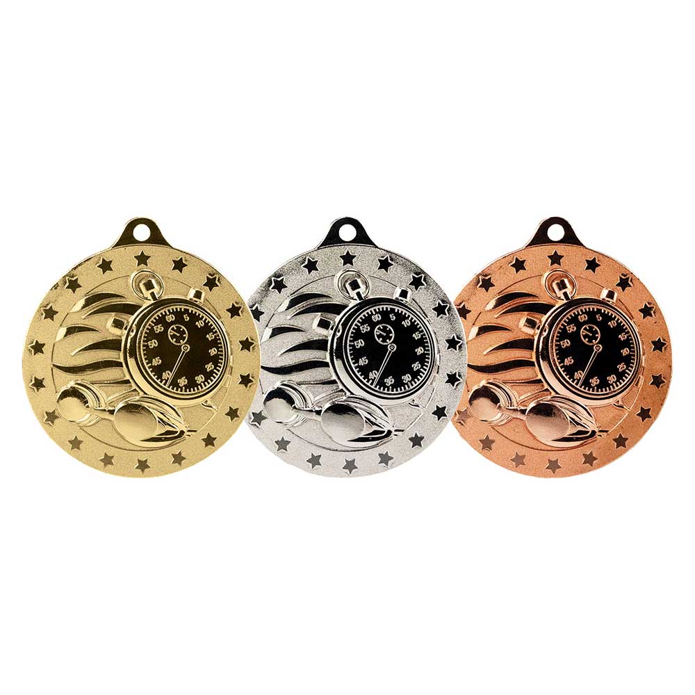 Cascade Stars Swimming Medal Silver 50mm