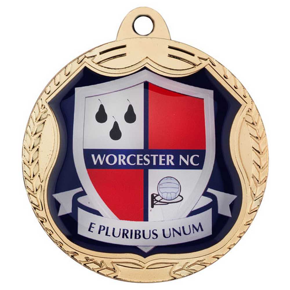 WREATH MEDAL (TAKES SP-SHIELD CENTRE) GOLD - 2.75in